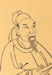 古代作者許敬宗畫像頭像