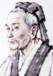 古代作者張仲景畫像頭像